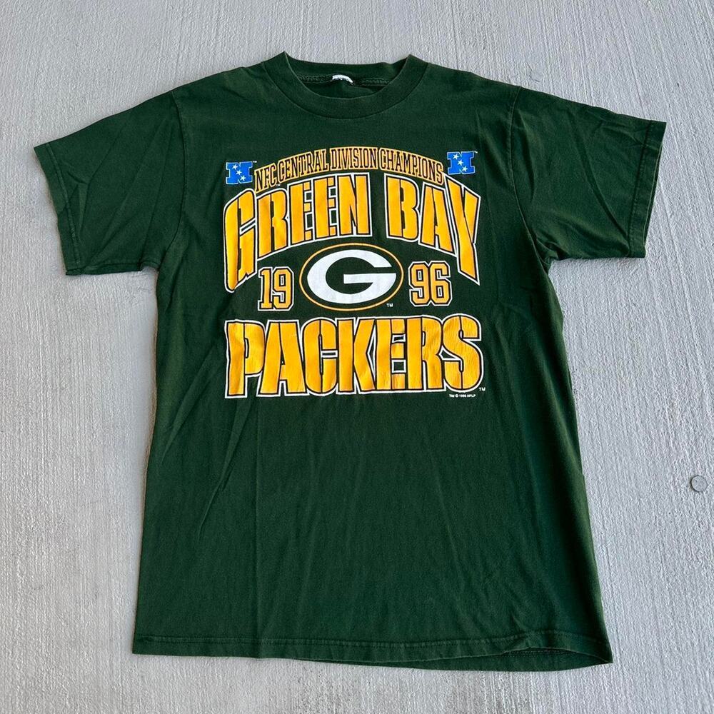 Vintage 90s Green Bay Packers NFL Graphic Tee - Picture 2 of 4